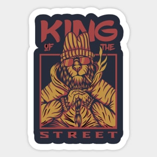 King of the street Sticker